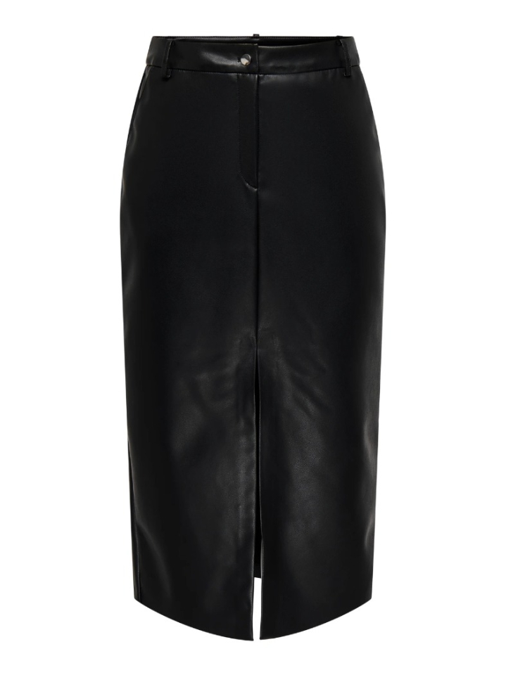 Jupe en faux cuir Kiri - ONLY
