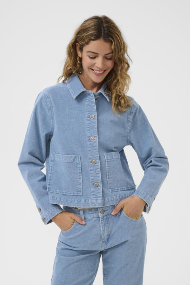 Veste Rafael corduroy style denim – CREAM - 10614541 - CREAM