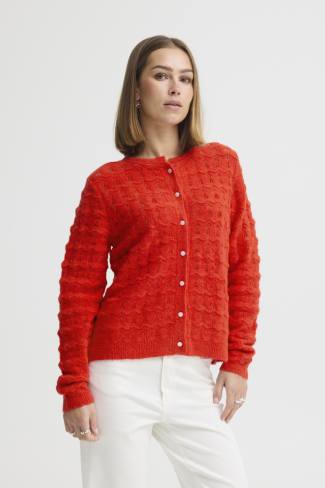 Cardigan classique Baila – ICHI - 20125398 - ICHI