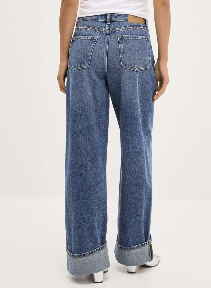 Jean large Tokyo avec ourlet retroussé - JJXX