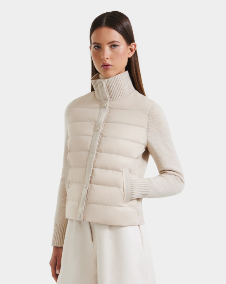 Veste hybride tricot et duvet Ellie – RUDSAK