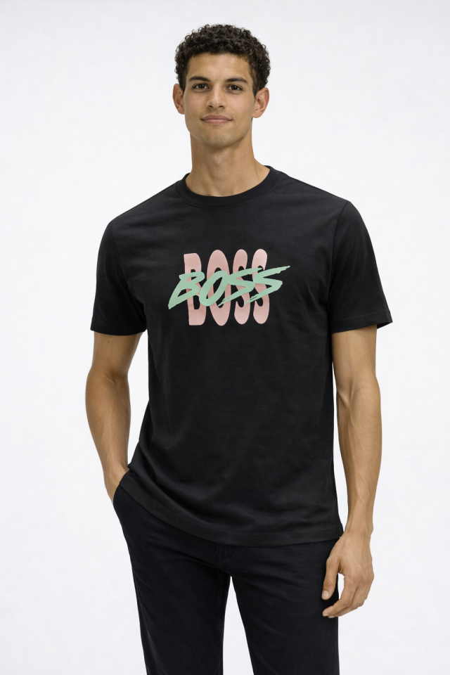 T-shirt logo graphique Te Bass – HUGO BOSS - 50561850-001 - Hugo Boss