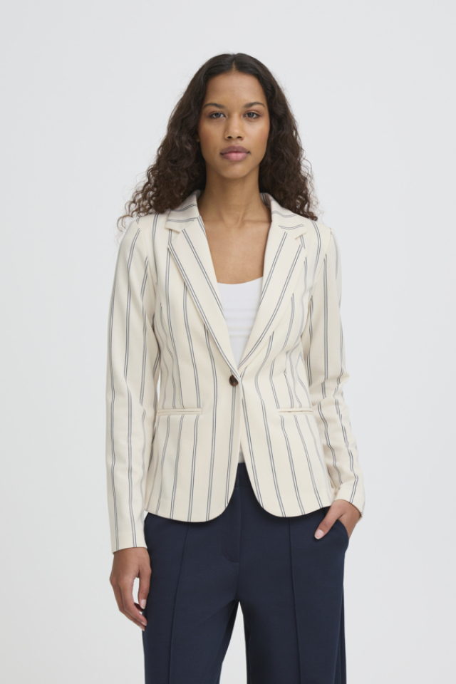 Veston Kate à fines rayures – ICHI - 20125220 - ICHI