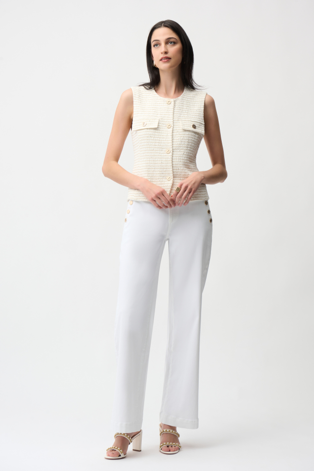 Pantalon évasé taille haute – JOSEPH RIBKOFF