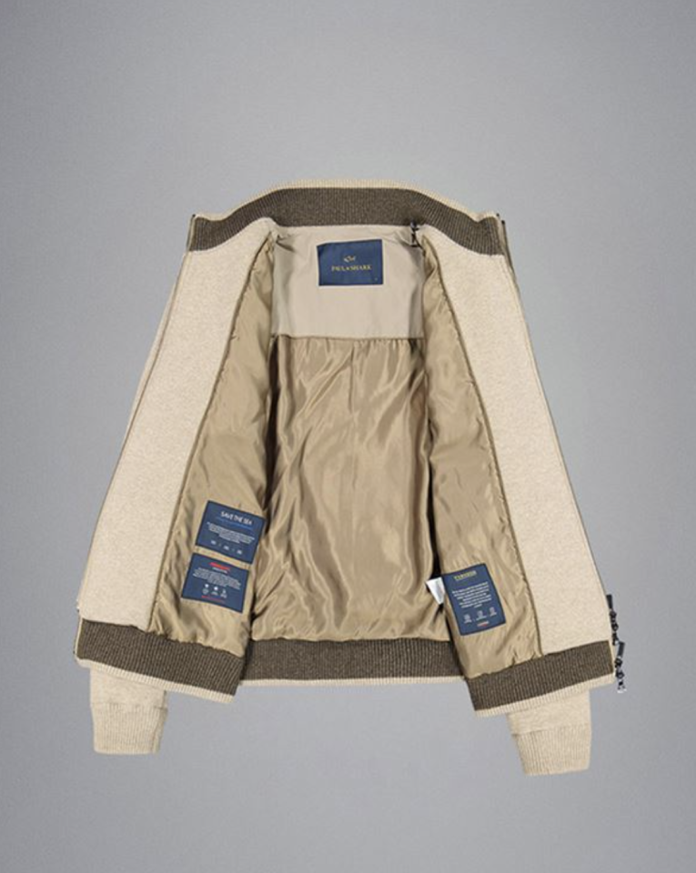 Veste hybride en suède - PAUL & SHARK