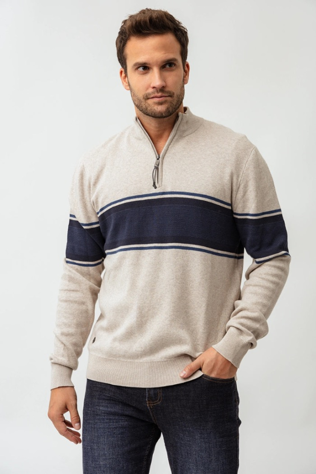 Chandail à demi-zip - POINT ZÉRO - 7363444 - POINT ZERO