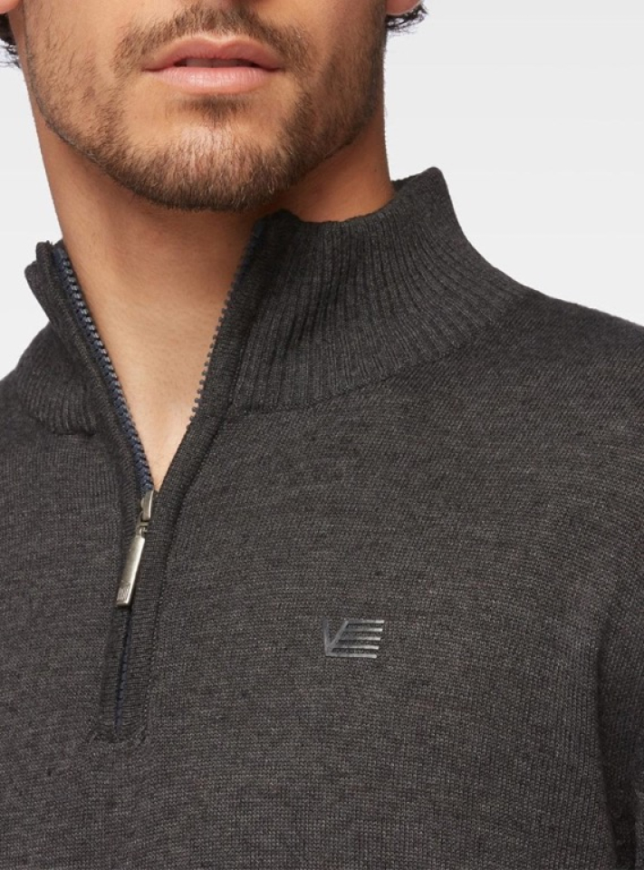 Chandail col demi-zip - VINCENT D'AMÉRIQUE
