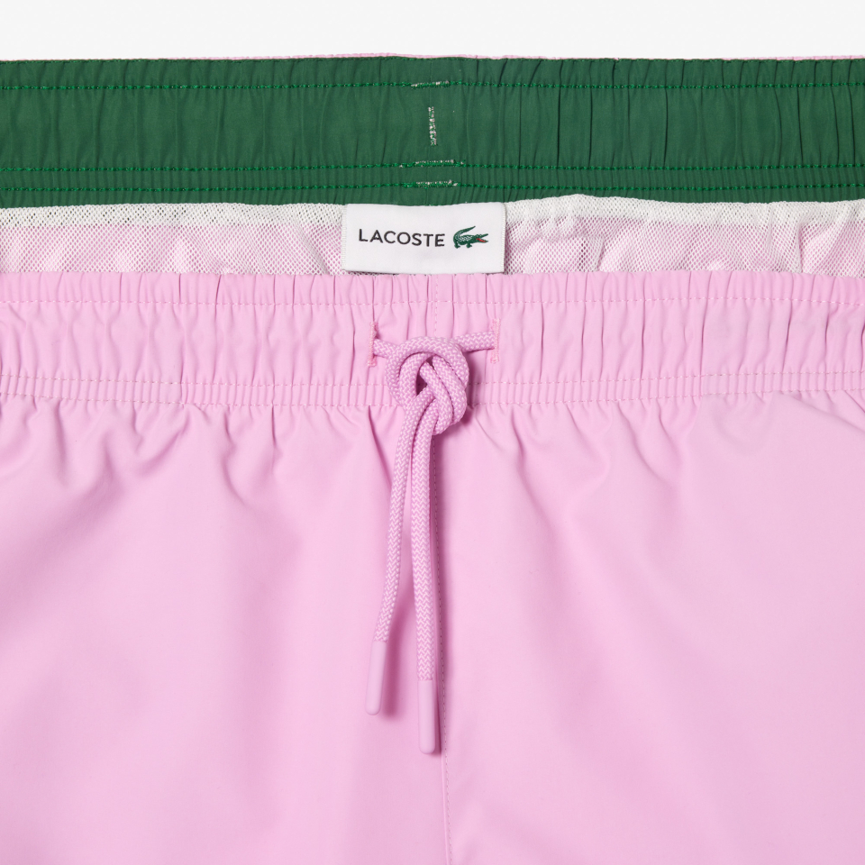Short de bain uni à séchage rapide - LACOSTE