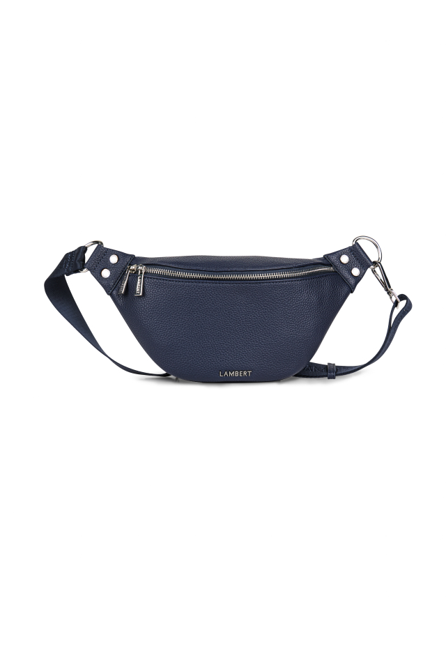 Le Sarah - Sac banane en cuir vegan - LAMBERT - SARAH-MARINE-PEBR - LAMBERT