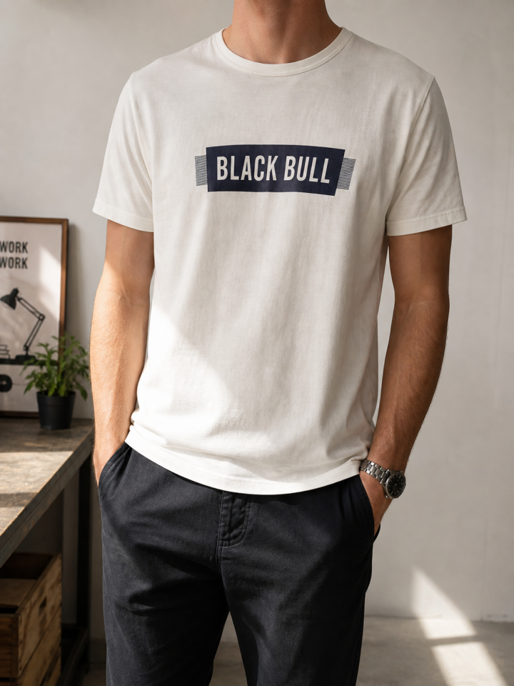 T-shirt imprimé graphique – BLACK BULL - 3001 - Black Bull