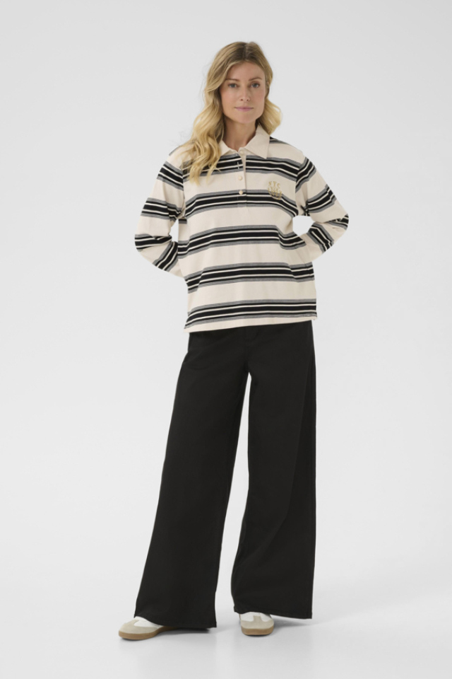 Sweatshirt style polo Carmell – CREAM