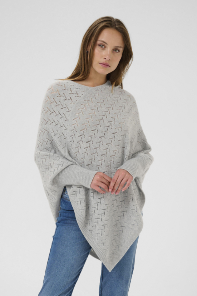 Poncho Kaoline - KAFFE - 10510915 - KAFFE