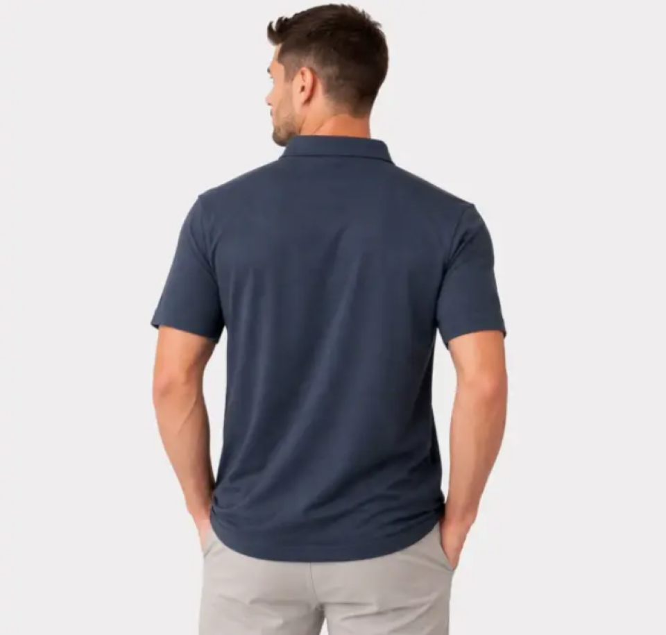 Polo texturé manches courtes – POINT ZÉRO