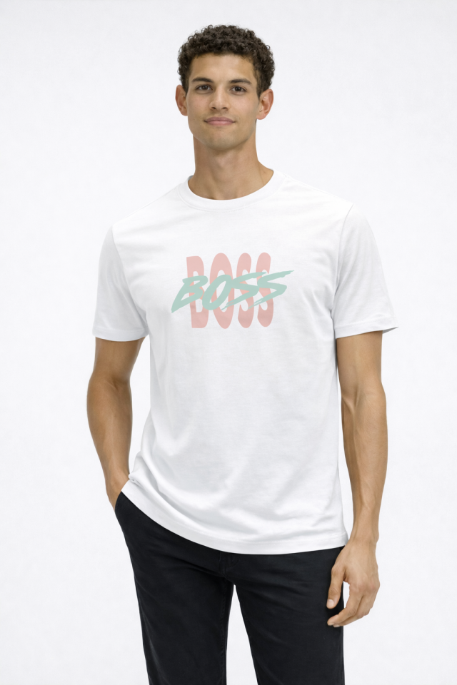 T-shirt logo graphique Te Bass – HUGO BOSS - 50561850-100 - Hugo Boss