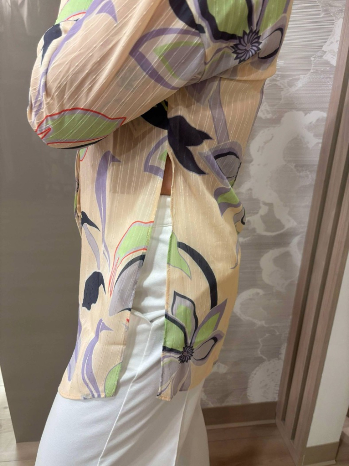 Blouse tunique impirmée - LEZALEZ