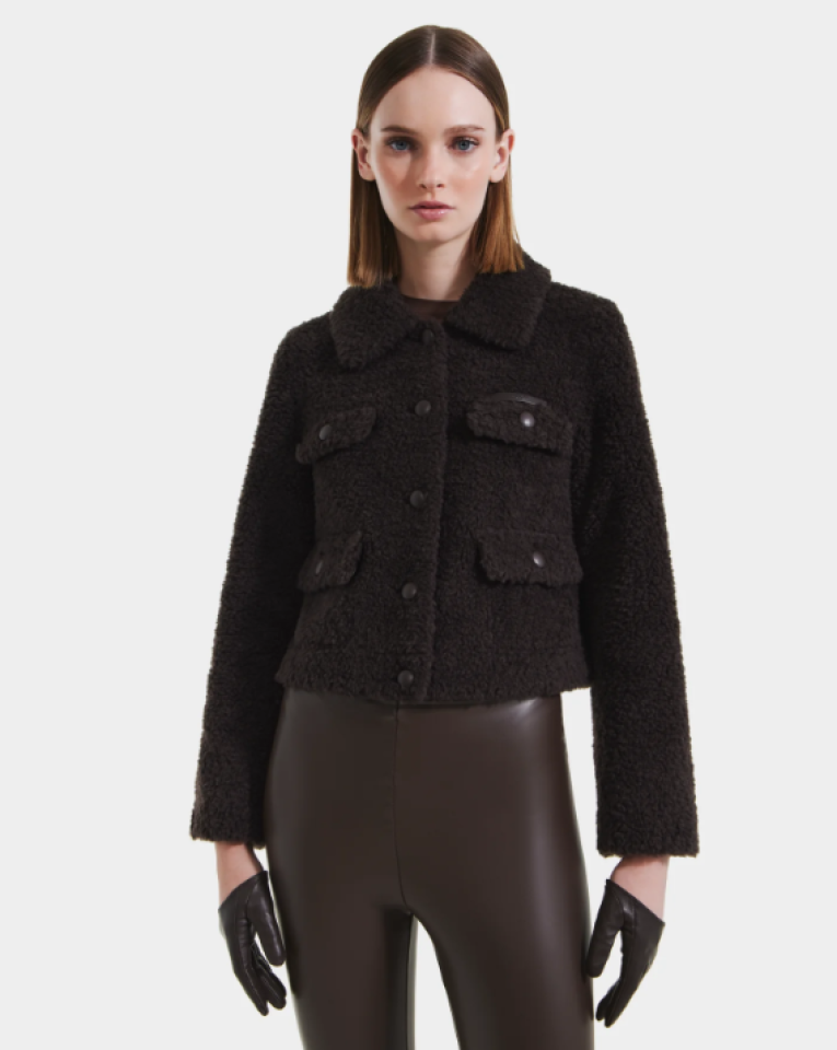 Veste courte en shearling Blair – RUDSAK
