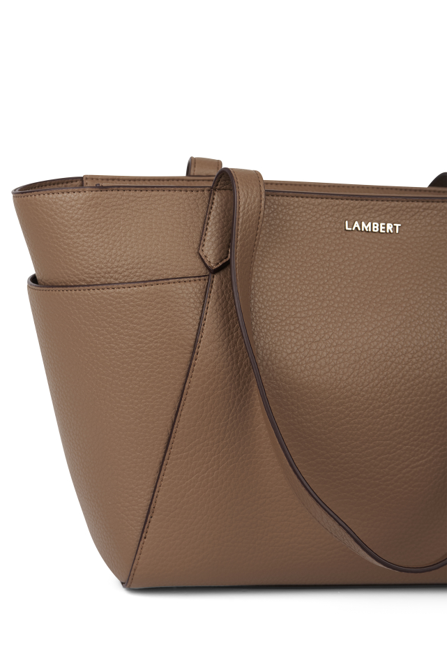 Sac moyen fourre-tout en cuir vegan Opale - LAMBERT