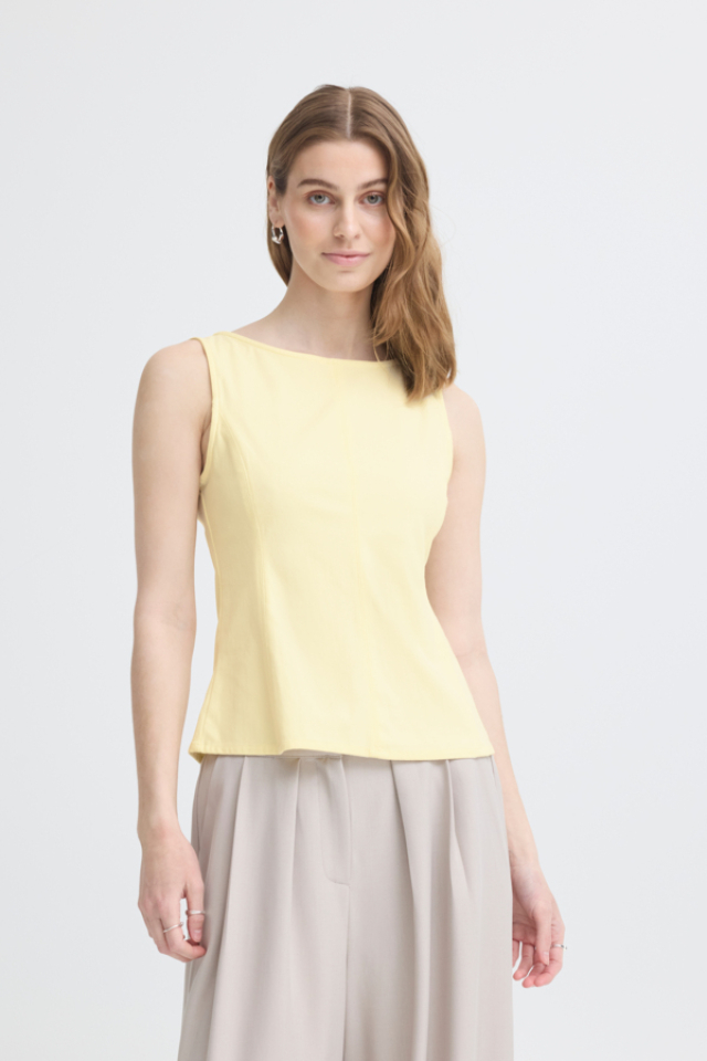 Haut Kate en denim essentiel – ICHI - 20125796 - ICHI