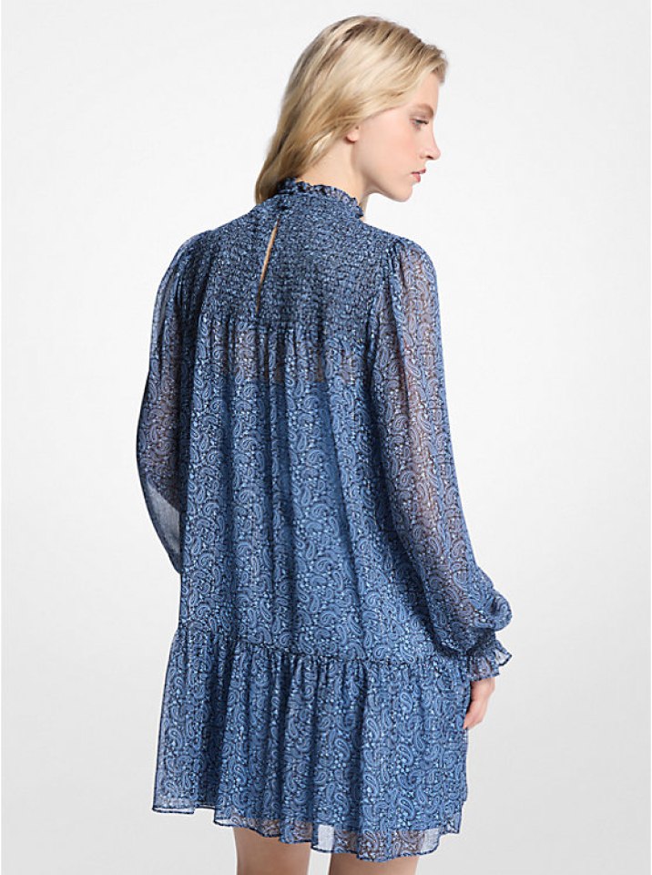 Robe cachemire en georgette - MICHAEL KORS