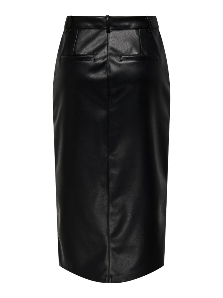 Jupe en faux cuir Kiri - ONLY