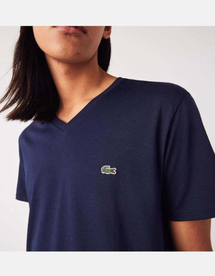 T-shirt v-neck basique - LACOSTE 