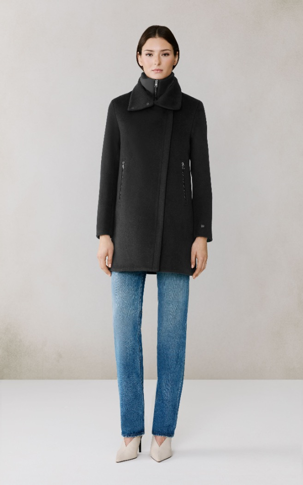  Manteau ABBI en laine avec plastron - SOIA & KIO