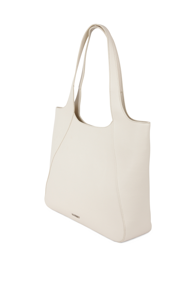 Sac fourre-tout Stacey cuir végan noir – LAMBERT