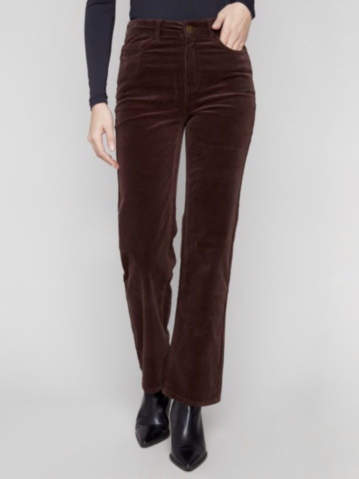 Pantalon coupe régulière en corduroy - CHARLIE B 