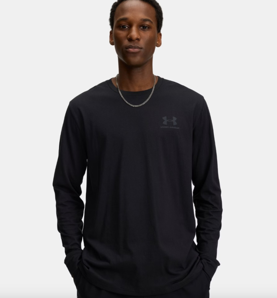 Chandail avec logo imprimé à gauche sur la poitrine - UNDER ARMOUR - 1329585 - Under Armour