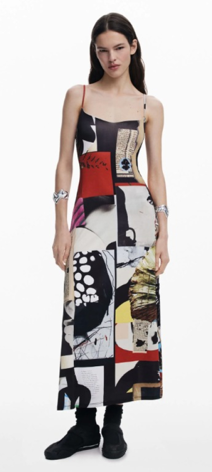 Robe Newspaper Lacroix - DESIGUAL - 25SWVK409019 - Desigual