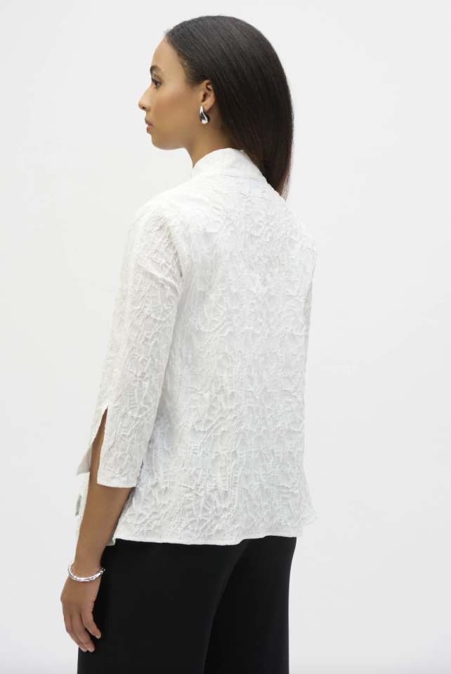 Veste droite en jacquard - JOSEPH RIBKOFF 