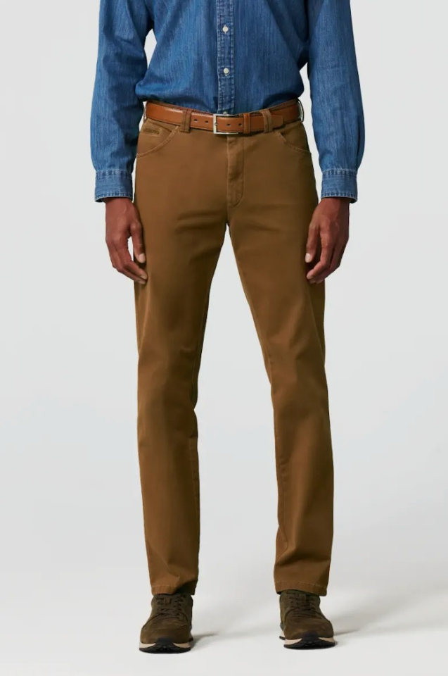 Pantalon de coton Dublin caramel 2-5604/47 - MEYER  - 2-5604/47 - Meyer