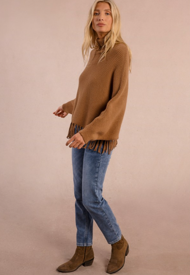 Poncho à franges – MOLLY BRACKEN