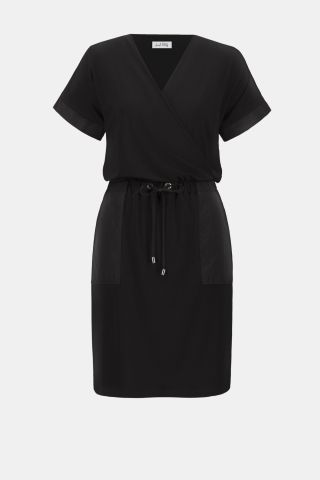 Robe cache-cœur chic coupe droite – JOSEPH RIBKOFF