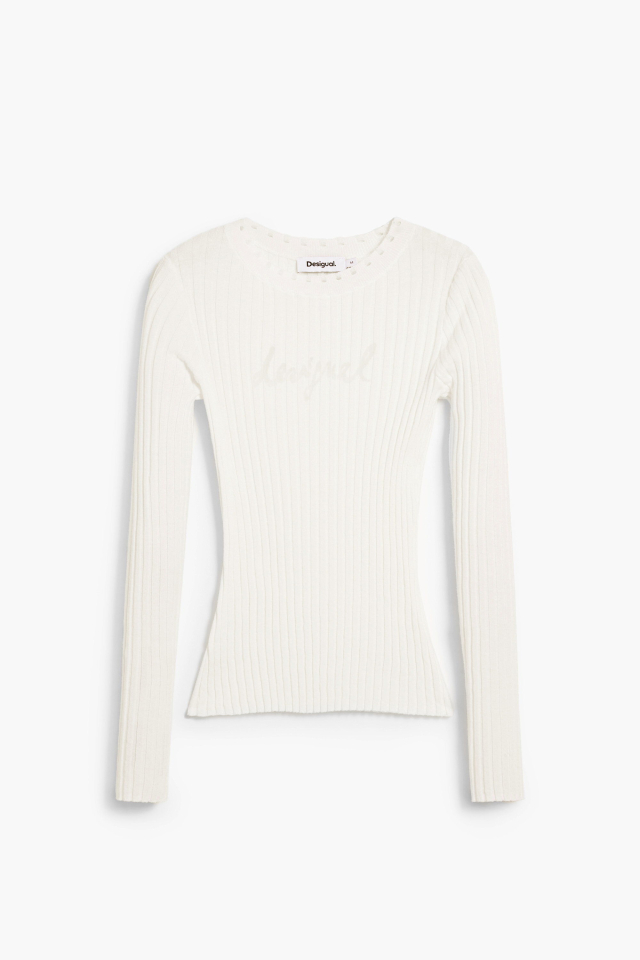 T-shirt côtelé logo – DESIGUAL