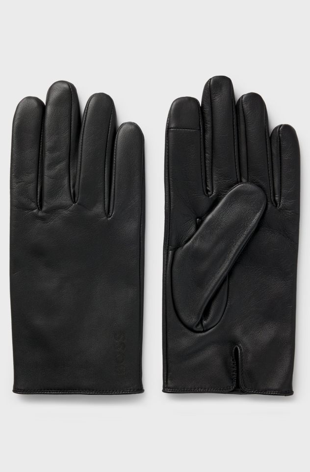 Gants en cuir grainé – HUGO BOSS - 50526831 - Hugo Boss
