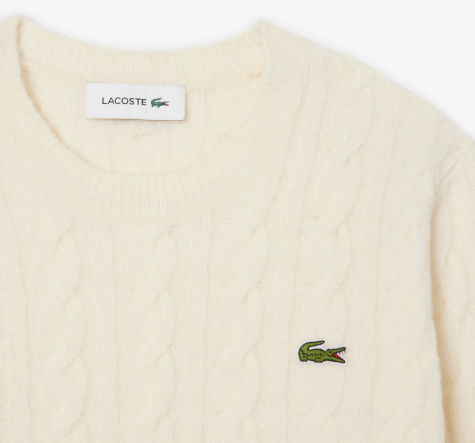 Pull en tricot torsadé – LACOSTE