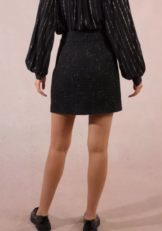 Mini-jupe en tweed - MOLLY BRACKEN