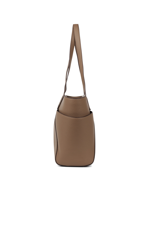 Sac moyen fourre-tout en cuir vegan Opale - LAMBERT