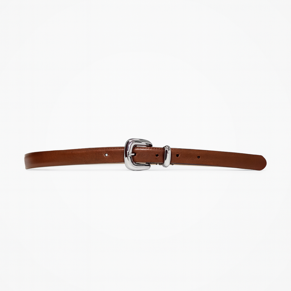 Ceinture slim en cuir véritable - MEDIKE LANDES - B29802 - MEDIKE LANDES