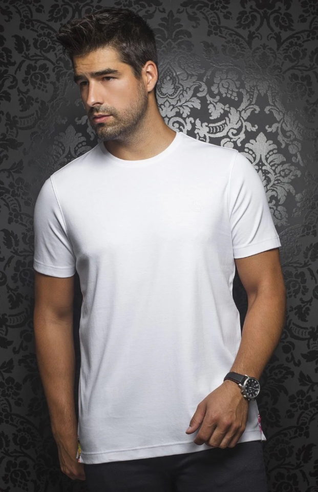 T-shirt Michael encolure en rond - AU NOIR 