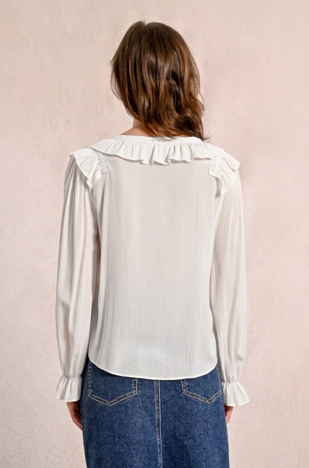 Blouse fantaisie à multi-volants - MOLLY BRACKEN