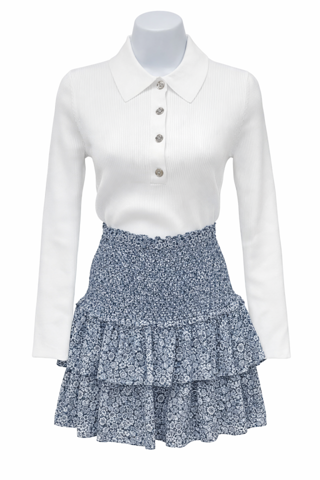 Jupe Floral Signature - MICHAEL KORS - MS670K7KMN - Michael Kors