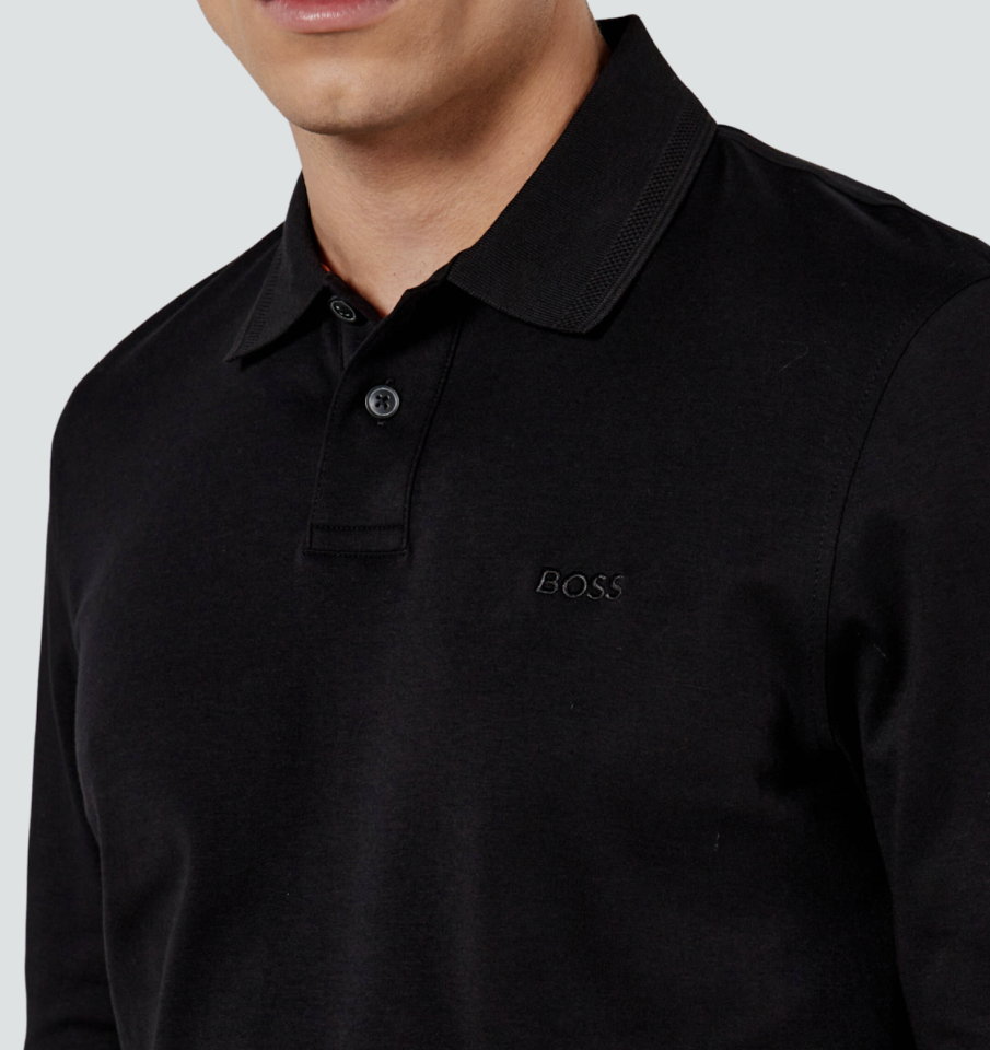 Polo Interlock manches longues - HUGO BOSS