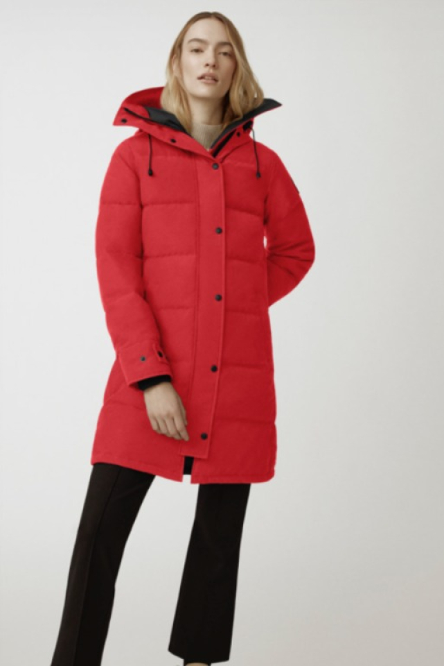 Parka Shelburne rouge - CANADA GOOSE - 3802L - Canada Goose
