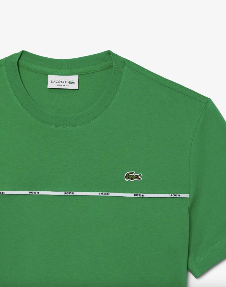 T-shirt en jersey de coton - LACOSTE