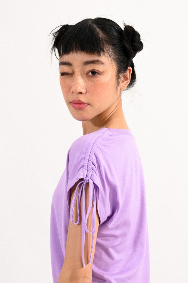 T-shirt lacée aux épaules - MOLLY BRACKEN
