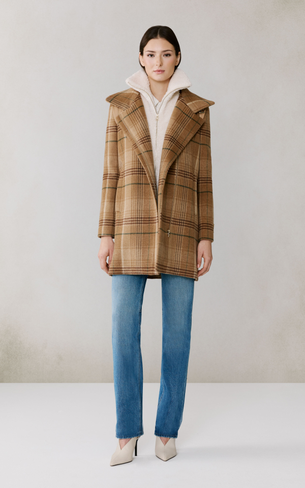 Manteau urbain en laine KIANA - SOIA & KYO - KIANA-P - SOIA & KYO