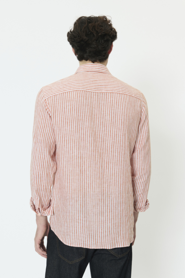 Chemise Marc en lin rayé – MATINIQUE