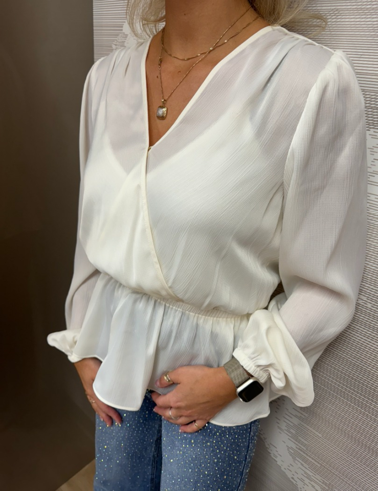 Blouse col en V - MICHAEL KORS